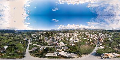 Aerial of Voroi village